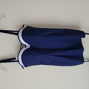 Panache Women's Anya Cruise Bandeau Tankini Swimsuit Top- Size 34E- New!